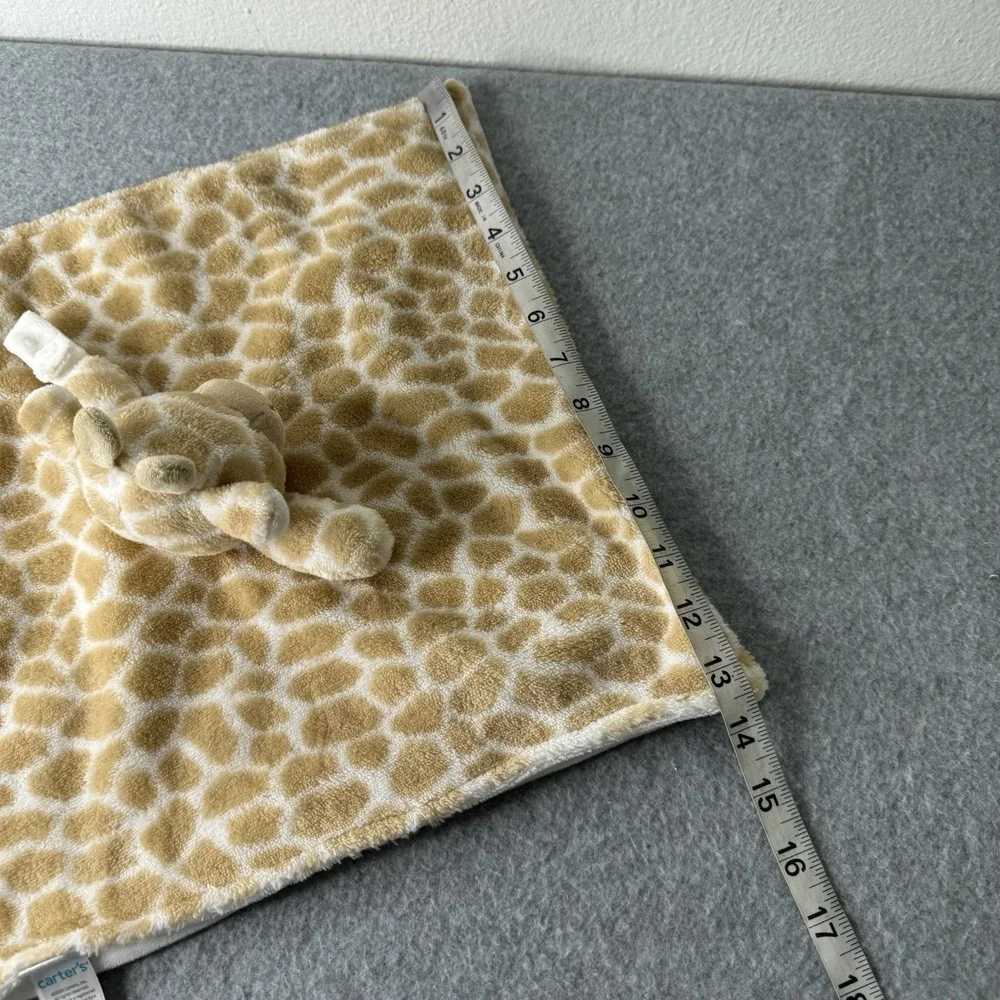 Carter's Giraffe Security‎ Blanket Plush Lovey Pacifier Holder Stuffed Animal